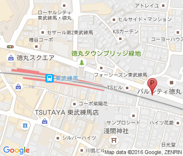東武練馬駅東自転車駐車場の地図