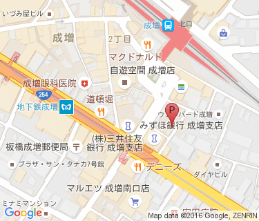 成増駅南口第5自転車駐車場の地図