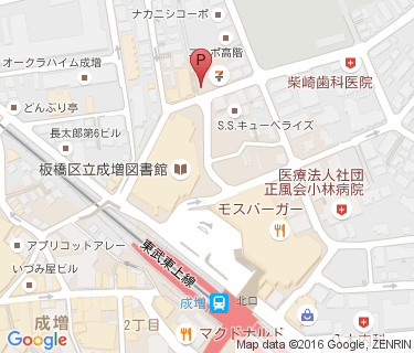 成増駅北口第3自転車駐車場の地図