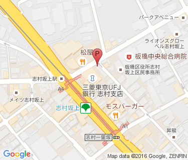 志村坂上駅自転車駐車場の地図