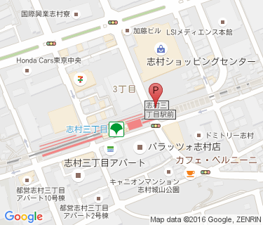 志村三丁目駅第3自転車駐車場の地図