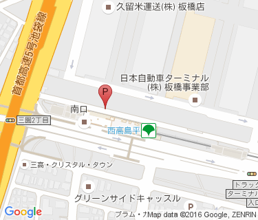 西高島平駅前自転車駐車場の地図
