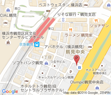 鶴見駅東口第五自転車駐車場の地図