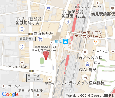 鶴見駅西口第二自転車駐車場の地図