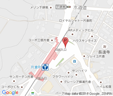 片倉町駅自転車駐車場の地図