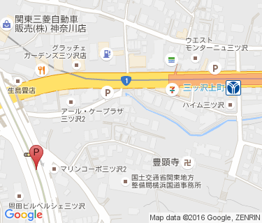 三ツ沢上町駅自転車駐車場の地図