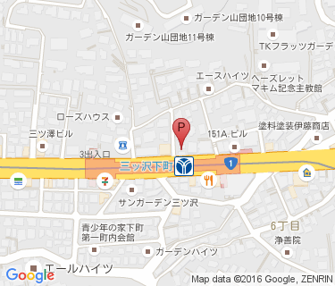 三ツ沢下町駅自転車駐車場の地図