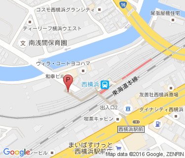 西横浜駅北口自転車駐車場の地図