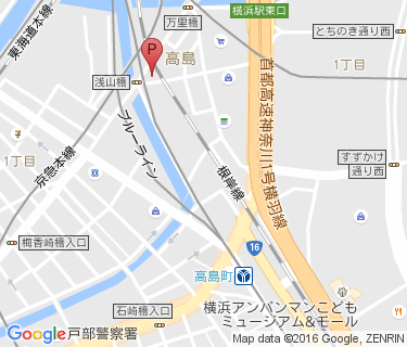 横浜駅東口第四自転車駐車場の地図