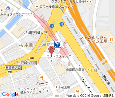 高島町駅自転車駐車場の地図