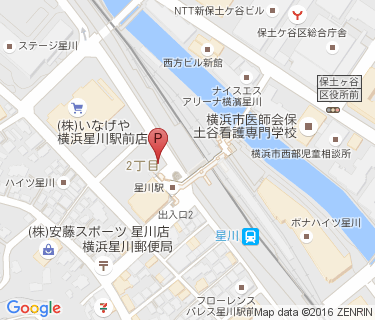 星川駅自転車駐車場の地図