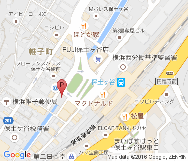 保土ケ谷駅西口第二自転車駐車場の地図