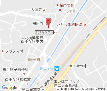 保土ケ谷駅西口第三自転車駐車場の地図