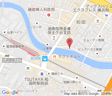 和田町駅第二自転車駐車場の地図