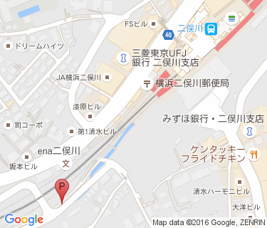 二俣川駅自転車駐車場の地図