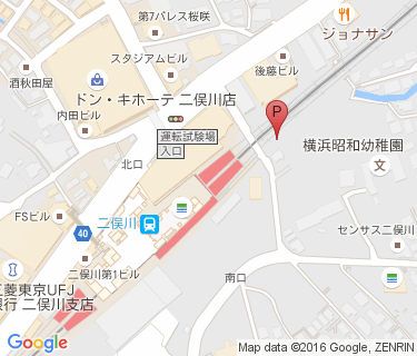 二俣川駅第二自転車駐車場の地図