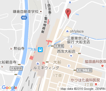 大船駅東口第四自転車駐車場の地図