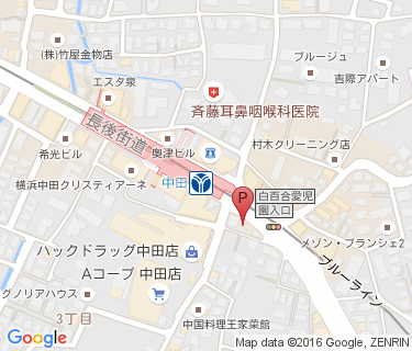 中田駅第二自転車駐車場の地図