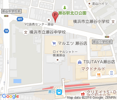 瀬谷駅北口第五自転車駐車場の地図