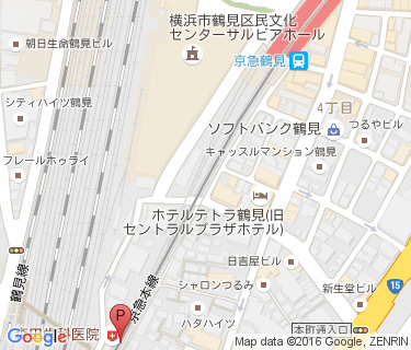 鶴見駅東口第四自転車駐車場の地図