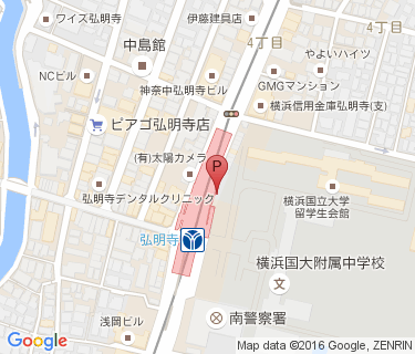 地下鉄弘明寺駅第1駐輪場の地図