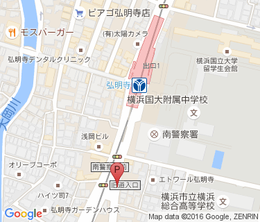 地下鉄弘明寺駅第3駐輪場の地図