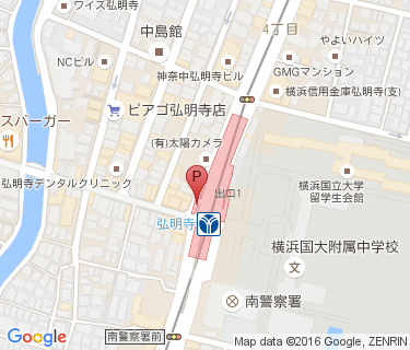 地下鉄弘明寺駅第4駐輪場の地図