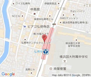 地下鉄弘明寺駅第5駐輪場の地図