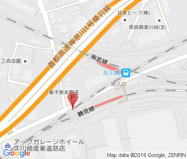浜川崎駅自転車等駐車場第2施設の地図