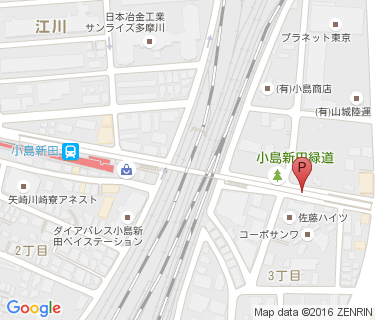小島新田駅自転車等駐車場第2施設の地図