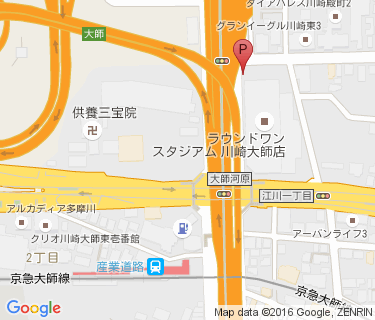 産業道路駅自転車等駐車場第2施設の地図