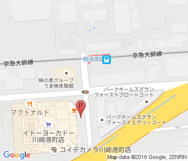 鈴木町駅自転車等駐車場の地図