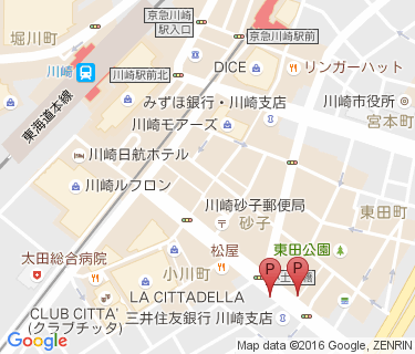 川崎駅東口第4施設(国道寄り)の地図