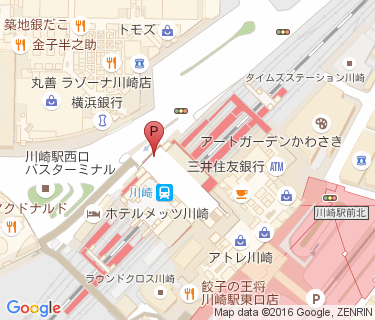 川崎駅西口第3施設の地図