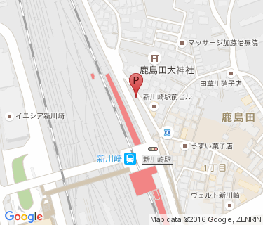 新川崎駅自転車等駐車場第3施設の地図