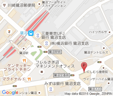 鷺沼駅周辺自転車等駐車場第3施設の地図