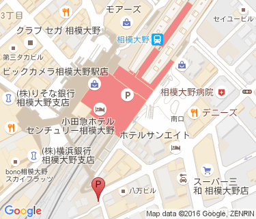 三井のリパーク 相模大野駅前駐輪場の地図