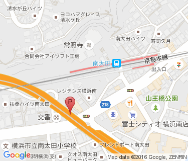 南太田駅の地図