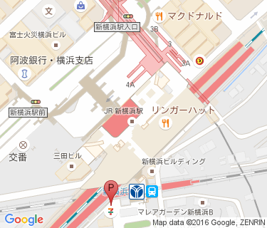 三井のリパーク 新横浜駅前第2駐輪場の地図