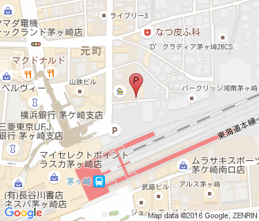 三井のリパーク 茅ヶ崎駅前駐輪場の地図