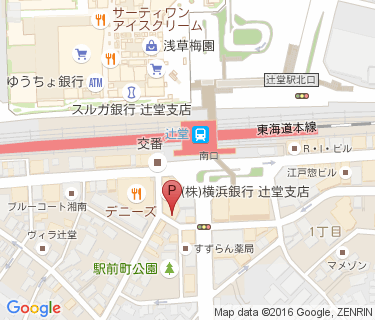 三井のリパーク 横浜銀行辻堂支店の地図
