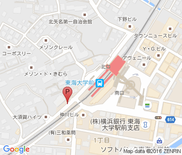 三井のリパーク 東海大学前駅前駐輪場の地図