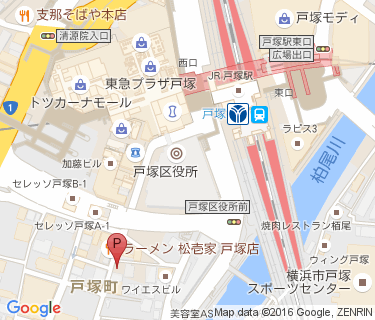 三井のリパーク 戸塚の地図