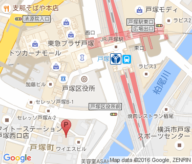 三井のリパーク 戸塚駅前第3駐輪場の地図
