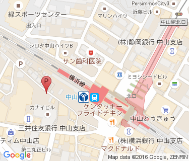 三井のリパーク JR中山駅前駐輪場の地図