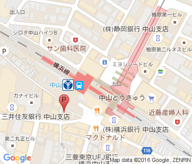 三井のリパーク JR中山駅前第2駐輪場の地図