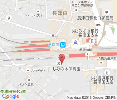 三井のリパーク 長津田駅前駐輪場の地図