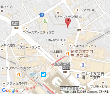 三井のリパーク 溝の口駅前駐輪場の地図