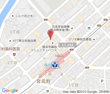 蒔田駅の地図