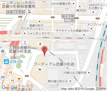三井のリパーク 武蔵小杉の地図